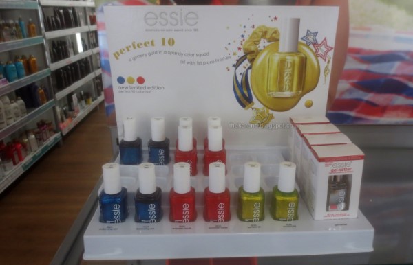 Essie Perfect 10 nail polish display