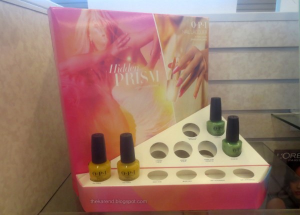 OPI Hidden Prism nail polish display