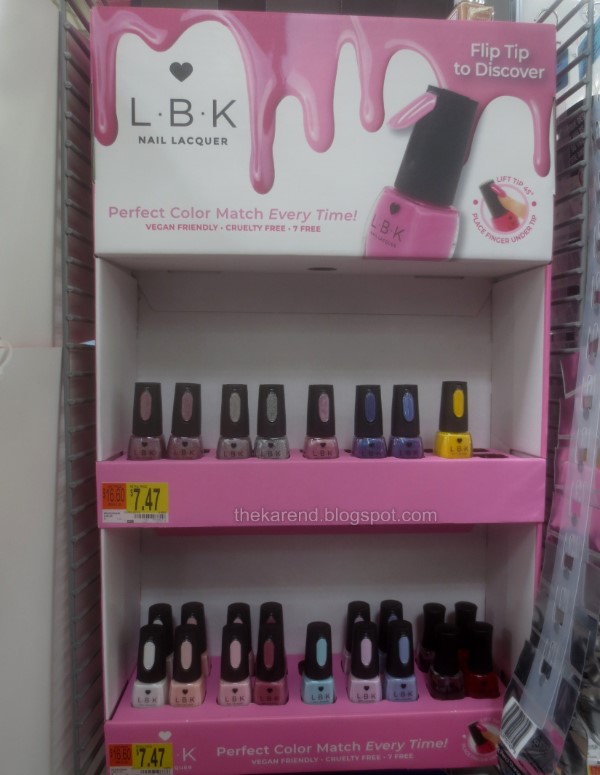 LBK nail polish display