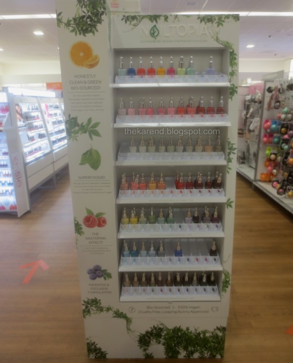 Nailtopia nail polish display