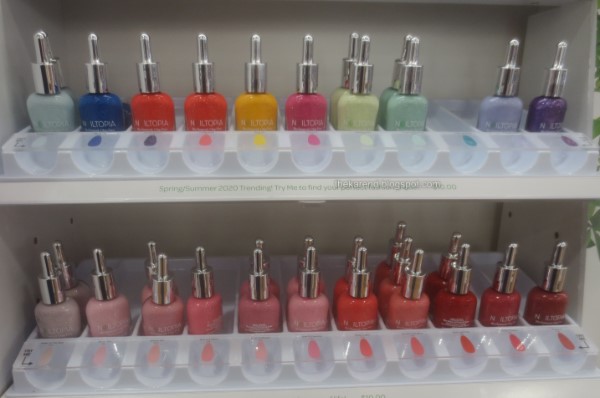 Nailtopia nail polish display