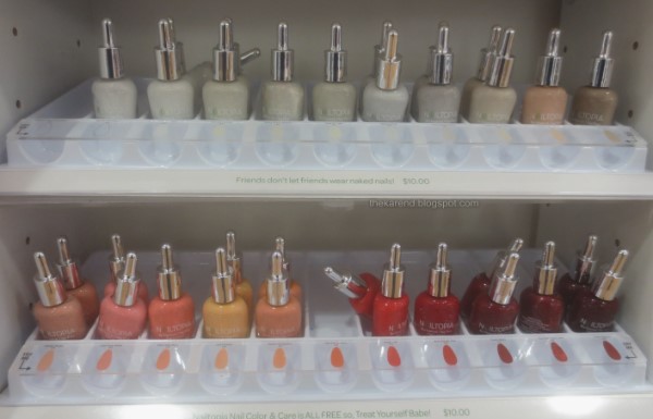 Nailtopia nail polish display