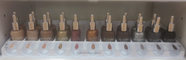 Nailtopia nail polish display