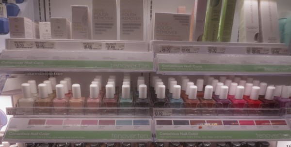 TenOverTen nail polish display