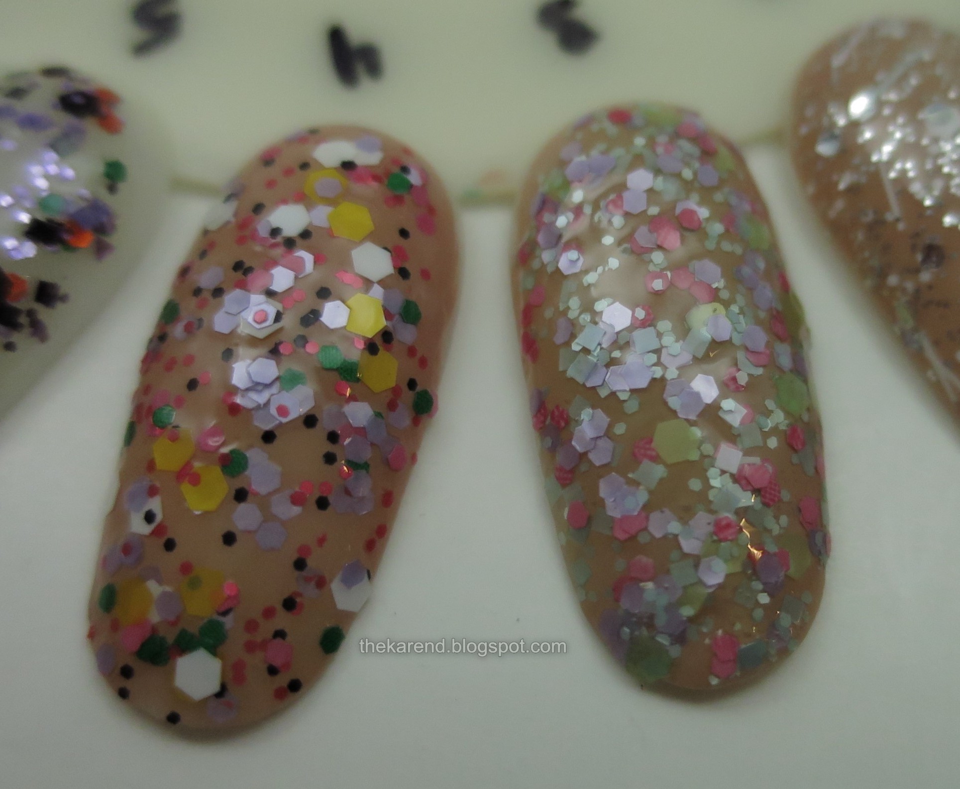 glitter nail polish from Happy Hands