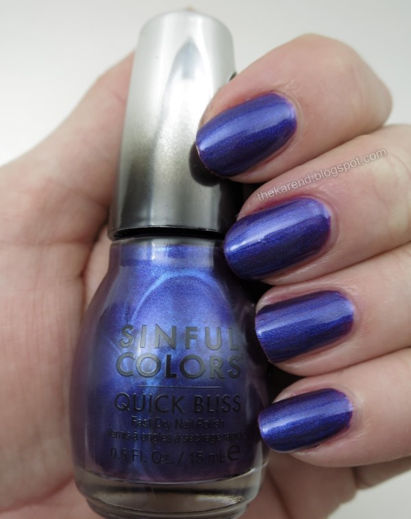 SinfulColors Quick Bliss Fast Ride