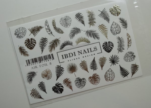 IBDI water slide nail decals
