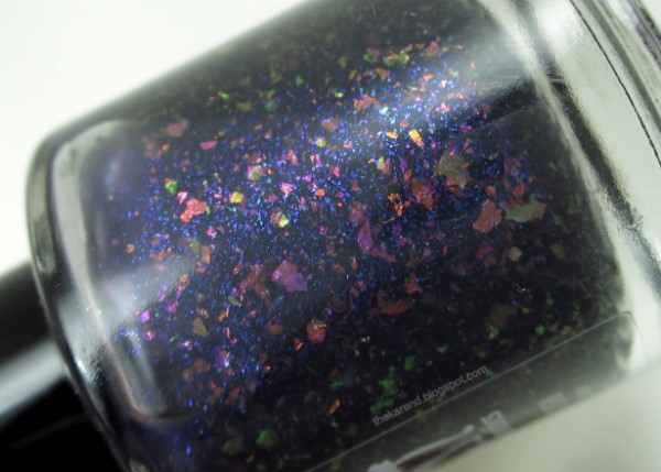 Girly Bits Basic Witch  purple thermal nail polish