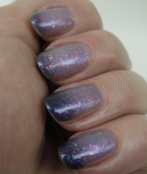 KBShimmer In the Mood purple thermal nail polish