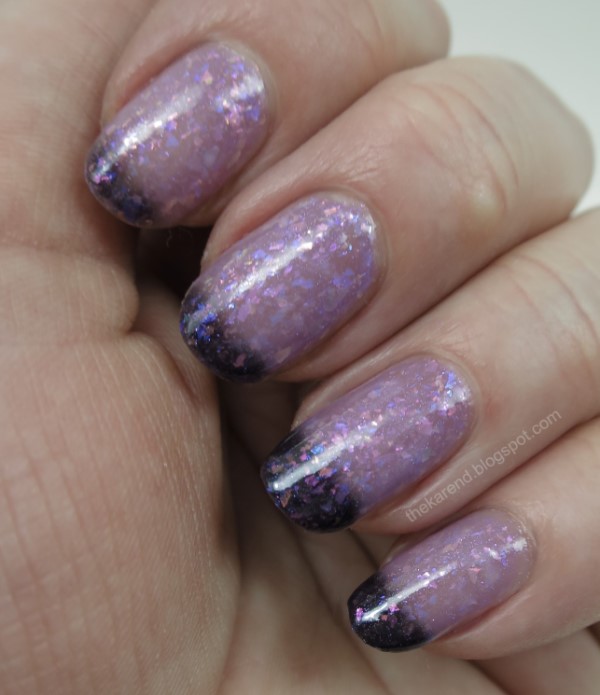 KBShimmer In the Mood purple thermal nail polish