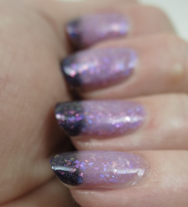 KBShimmer In the Mood purple thermal nail polish