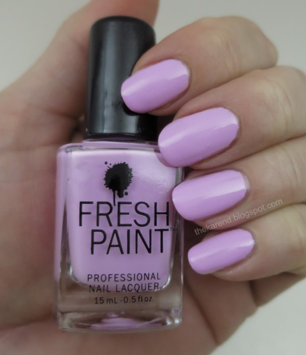 Fresh Paint Pretty in Purple nail polish, a purpley-pink creme