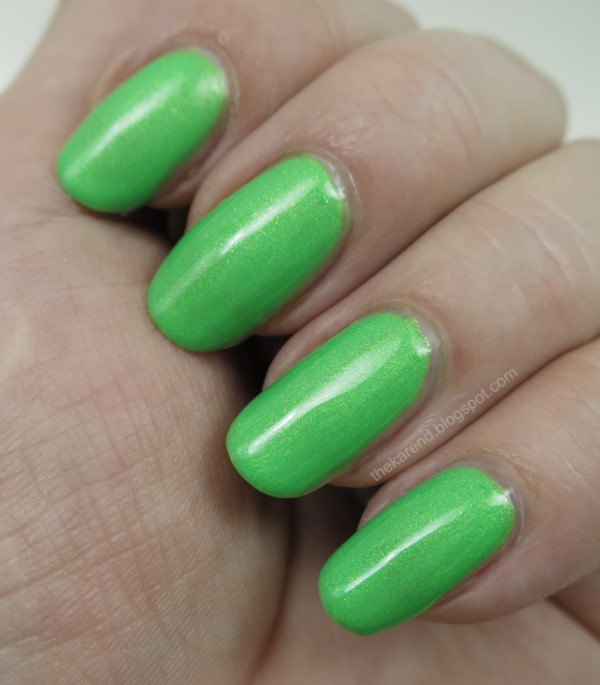 Orly Kelli's Green nail polish