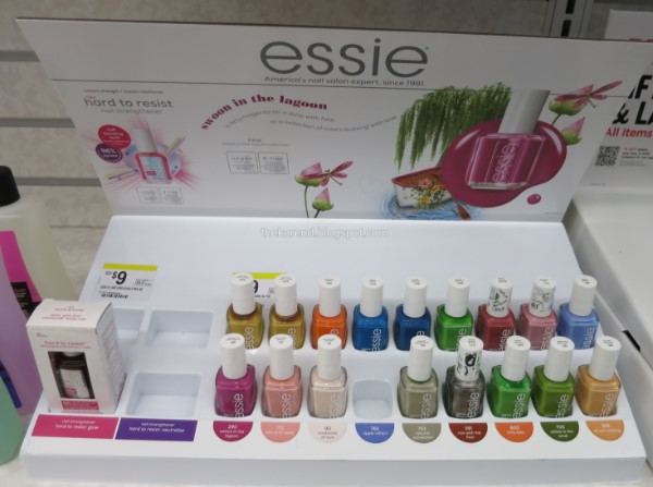 Nail polish display for Essie Resort 2022 collection Swoon in the Lagoon