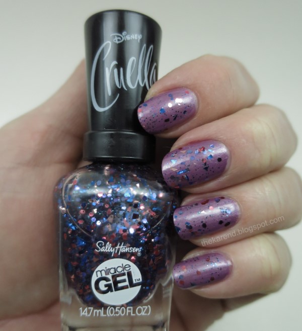 Sally Hansen Cruella Miracle Gel nail polish Fame Fortune No to Conformity