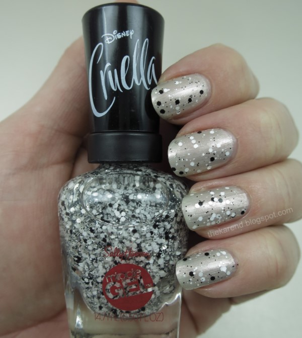 Sally Hansen Cruella Miracle Gel nail polish Iconic Darling and The DeVil is in the Details