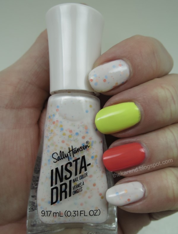 Sally Hansen x Peeps Insta Dri nail polish Sprinkle Sprinkle, PEEPS Yellow, PEEPS Fruit Punch