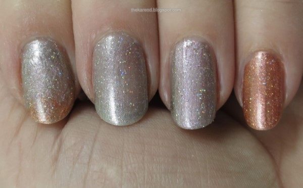 Essie Let's Boogie, Roll With It, and Sequin Scene