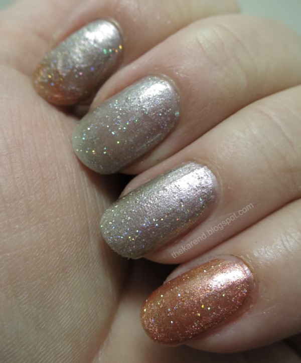 Essie Let's Boogie, Roll With It, and Sequin Scene