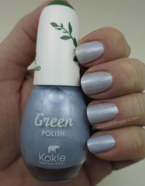 Kokie Green nail polish in Glass Slipper