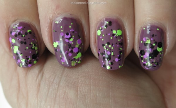 Orly x Kelly Marissa Witching Hour Wild Card over Mulberry Madness