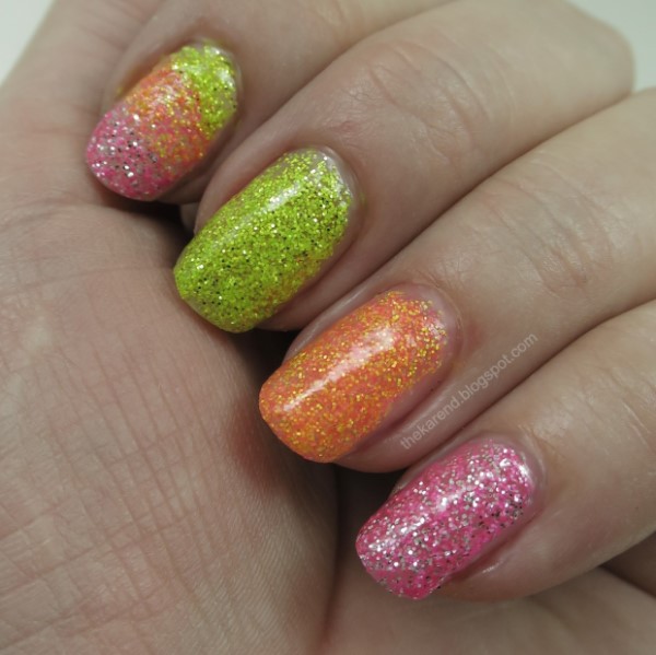 Salon Perfect Bewitched nail polish collection Head in the Stars, Universal Glow, and Alien Apple Bobbin