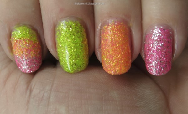 Salon Perfect Bewitched nail polish collection Head in the Stars, Universal Glow, and Alien Apple Bobbin