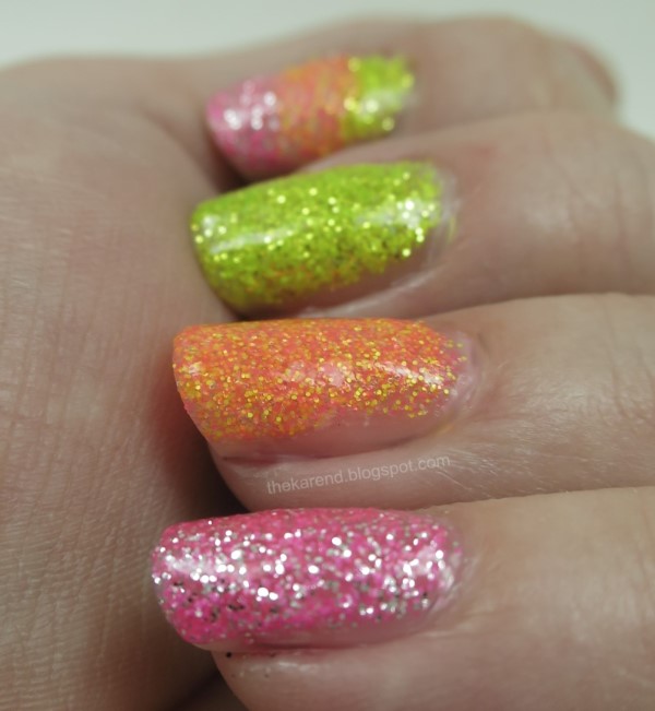 Salon Perfect Bewitched nail polish collection Head in the Stars, Universal Glow, and Alien Apple Bobbin