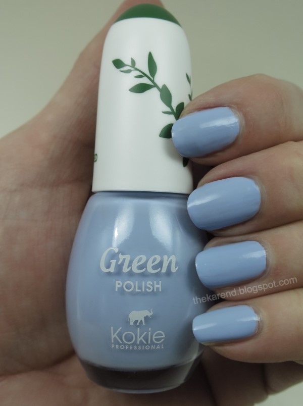 Kokie Green nail polish shade Oasis