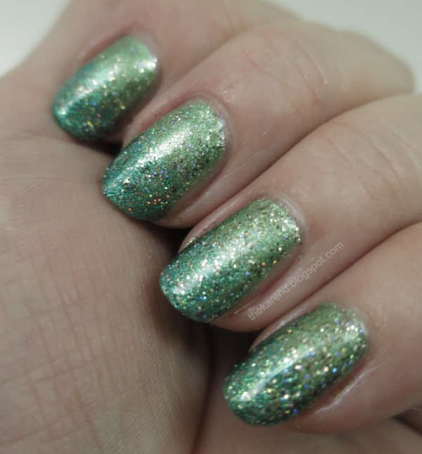 Kokie Green line nail polish in Feral, Starry Eyed, and Maybe Baby