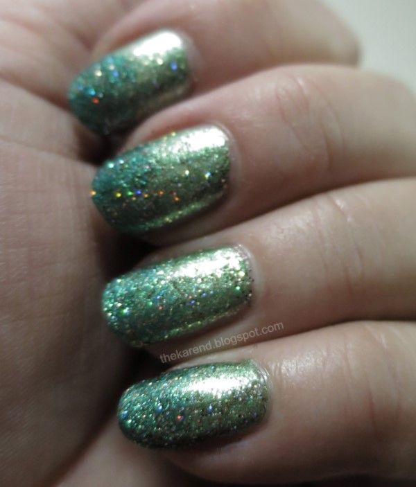 Kokie Green line nail polish in Feral, Starry Eyed, and Maybe Baby