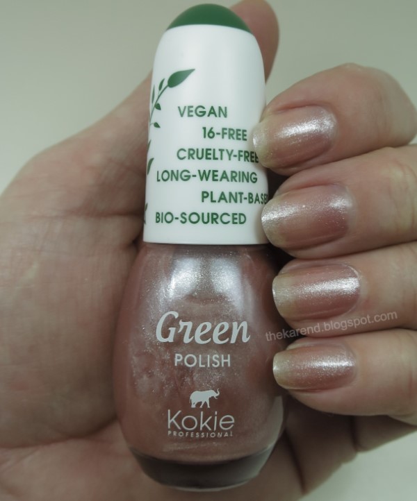 Kokie Green nail polish in Sweet Dreams
