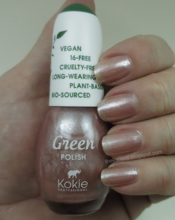 Kokie Green nail polish in Sweet Dreams