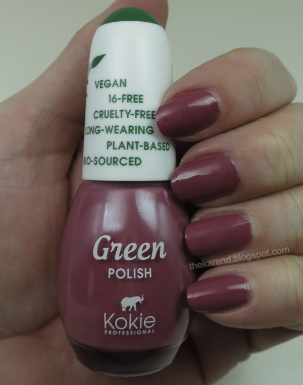 Kokie Green nail polish in Call Me