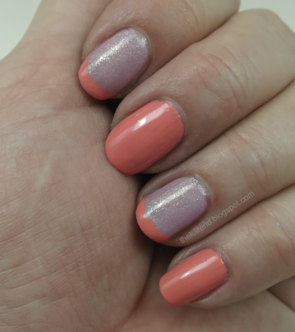 Kokie nail polish in Rock Star and Georgia Peach